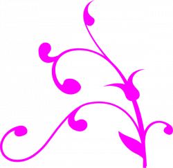 Pink Twisted Branch Clip Art at Clker.com - vector clip art online ...