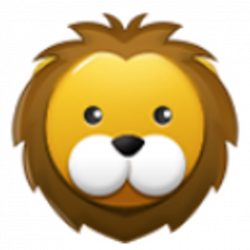 leon lion selva gato animal emoji...