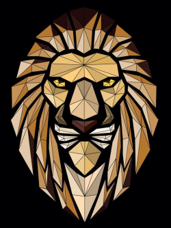 Abstract lion vector art#vectorart #course Learn how to ...