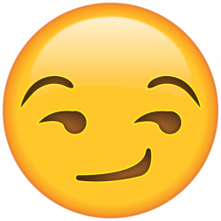 When you're smirking with mischief, this sly emoji will suit your ...