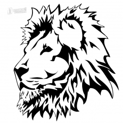 Lion Head Stencil | Halloween | Animal stencil, Lion clipart ...
