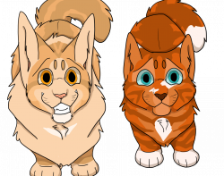 Warriors — Little Lionkit and Flamekit from the Shadow!Lion...