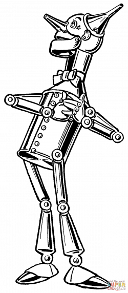 Tin Woodman coloring page | Free Printable Coloring Pages