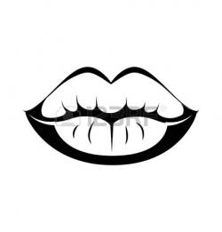 Lip Clipart Black And White | Free download best Lip Clipart ...