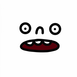 Shocked Blank Face Sticker by Artandsuchevan for iOS & Android | GIPHY