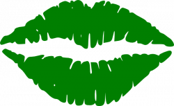 Green lips | Thats neat! | Lip stencil, Clip art, Stencils