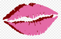 Lip Clipart Kiss The Cook - Red Lips Watercolor Painting ...