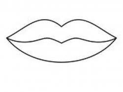 Black And White Lips Drawing | Free download best Black And ...