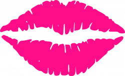 Hot Pink Lips Clip Art at Clker.com - vector clip art online ...