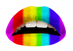 lips mouth rainbow tumblr ftestickers...