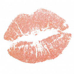 Rose Gold Glitter Glitter Lips PNG Image - Picpng