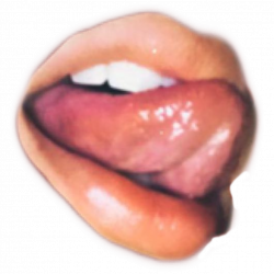 grunge lips tongue aesthetic clipart vintage cool freet...