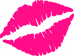 Hot Pink Lips | Hot Pink Lips clip art - vector clip art online ...