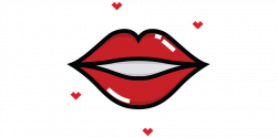 Cartoon Lips Clipart#4434399 - Shop of Clipart Library
