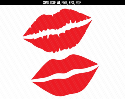 Lips Svg, Kiss svg dxf cut files, Lips clipart, Love xoxo svg, Svg for  girls, Kissing lips svg, cricut, silhouette - svg,dxf,ai,pdf,png,eps