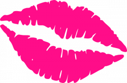 Hot Pink Lips | hot pink lips clip art | Scrap Book Two Days ...