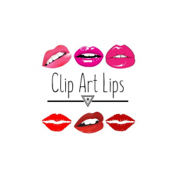 Lip Clip Art - Clip Art Lips, Cosmetic Clip Art, Beauty Clip Art, Girly  Clip Art, Makeup Clip Art, Blush Clip Art, Lipstick Clip Art, Sexy
