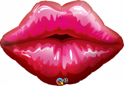 Supershape - Big Red Kissey Lips – Balloon Saloon