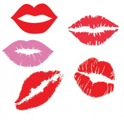 Lips svg clipart pack - Lips, kiss clip art digital download ...