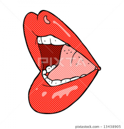 comic cartoon open mouth - Stock Illustration [13438905] - PIXTA