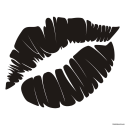 lips silhouette | Free Vector Description: Free vector ...