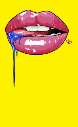 lips illustrations | Tumblr #LipGlossDarkSkin | Lip Gloss ...