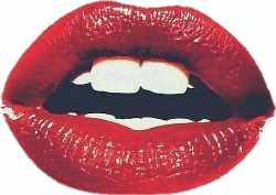 lips colorful red kiss tumblr - Sticker by Sandra