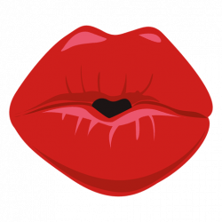 Kissing lips expression PNG image. Download as SVG vector, EPS or ...