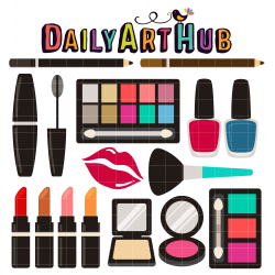 Make Up Kit Clip Art Set | Tieners | Clip art, Makeup kit ...