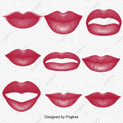 Lipstick Lip Print Simple Design Pattern, Simple, Decoration ...