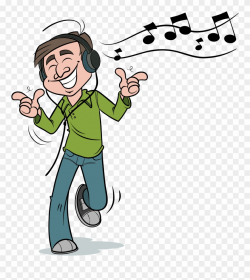 Listening Graphic Free - Listen To Music Clipart Gif - Png ...