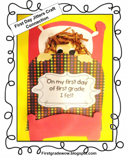 First Grade Wow: First Day Jitters! | Teaching - First weeks back ...