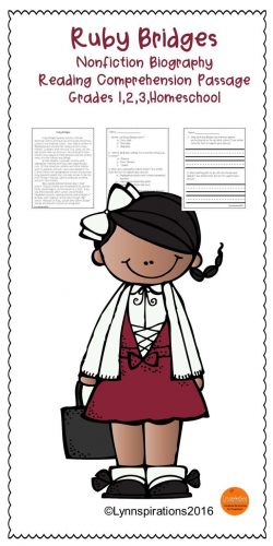 Ruby Bridges Reading Passage | Literacy | School clipart ...