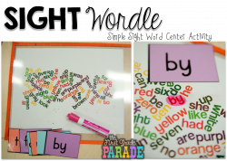 Sight Wordle - Simple Sight Word Center | Pinterest | Sight word ...