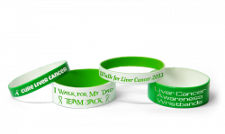 Liver Cancer Wristbands | Buy Custom Awareness Bracelets