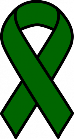 OnlineLabels Clip Art - Emerald Liver Cancer Ribbon