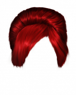 Short Red Women Hair transparent PNG - StickPNG