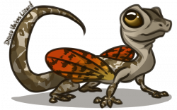 Draco Volans Lizard by Charizardsparks on DeviantArt