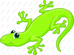 Cartoon Lizard Clipart - Clip Art Bay
