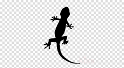 gecko lizard silhouette reptile scaled reptile clipart ...