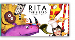 IRENEBLASCOstudio Illustration/Design Rita The Lizard app