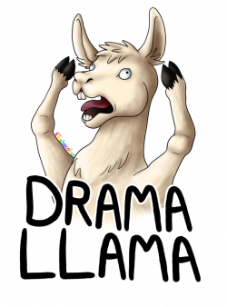 Drama Llama by KTechnicolour on DeviantArt