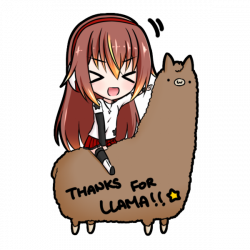 Chibi Candy Thx for Llama icon. by ppshex on DeviantArt