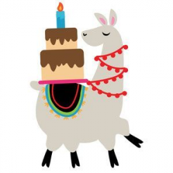 Silhouette Design Store: alpacalypse cake llama | Llama ...