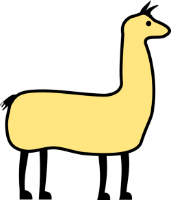 Clipart - Llama