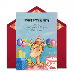 Free Llama Llama Birthday Invitations | Pinterest | Llama llama and ...