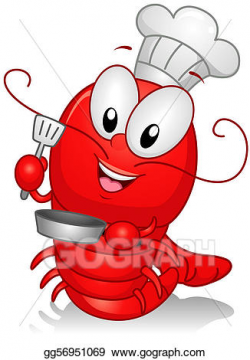 Stock Illustration - Lobster chef. Clipart Drawing ...