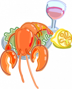 Crustacean Lobster Shellfish Seafood - Vector Image