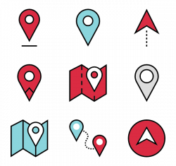 52 location pin icon packs - Vector icon packs - SVG, PSD, PNG, EPS ...