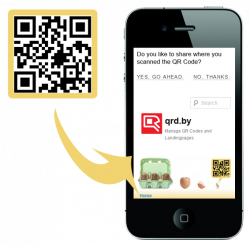 GPS Tracking QR Codes with HTML5 Geolocation | qrd°by